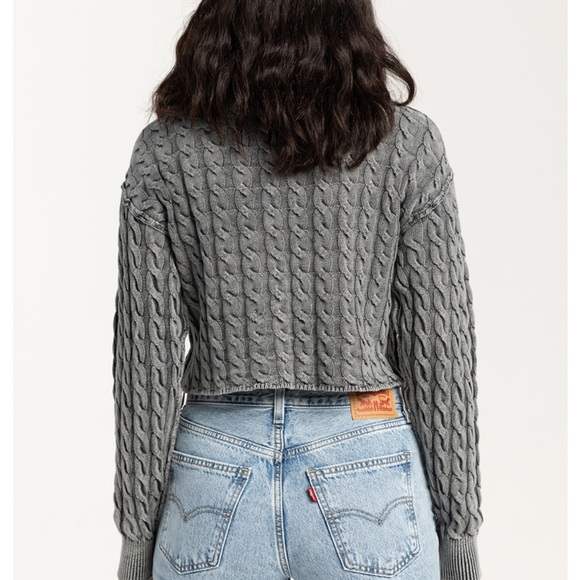 Tilly’s crop cotton sweater - Picture 3 of 4